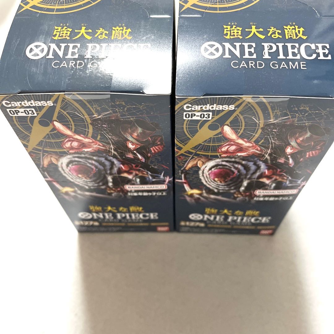 ONE PIECE ワンピース 強大な敵 新品未開封 テープ付き 2BOX