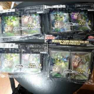 Yu-Gi-Oh! Spirit Charmers Sleeves, 4 new, unopened, can be broken up.