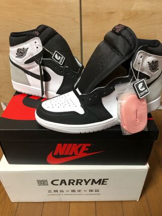 Nike Air Jordan 1 Retro High Og "Bleached Coral" HoWight/Black Grey Fog Bleached Coral 555088-108 28cm