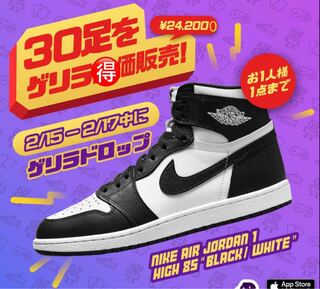 Nike Air Jordan 1 High '85 "Black/Summit Ho Wight" BQ4422-001 26.5cm