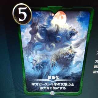 【週末のみ底値】【2枚】 怪物化