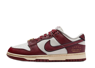 Nike Women's Dunk Low SE Just Do It "Team Red" Sail/Team Red/Black/Muslin DV1160-101 29cm