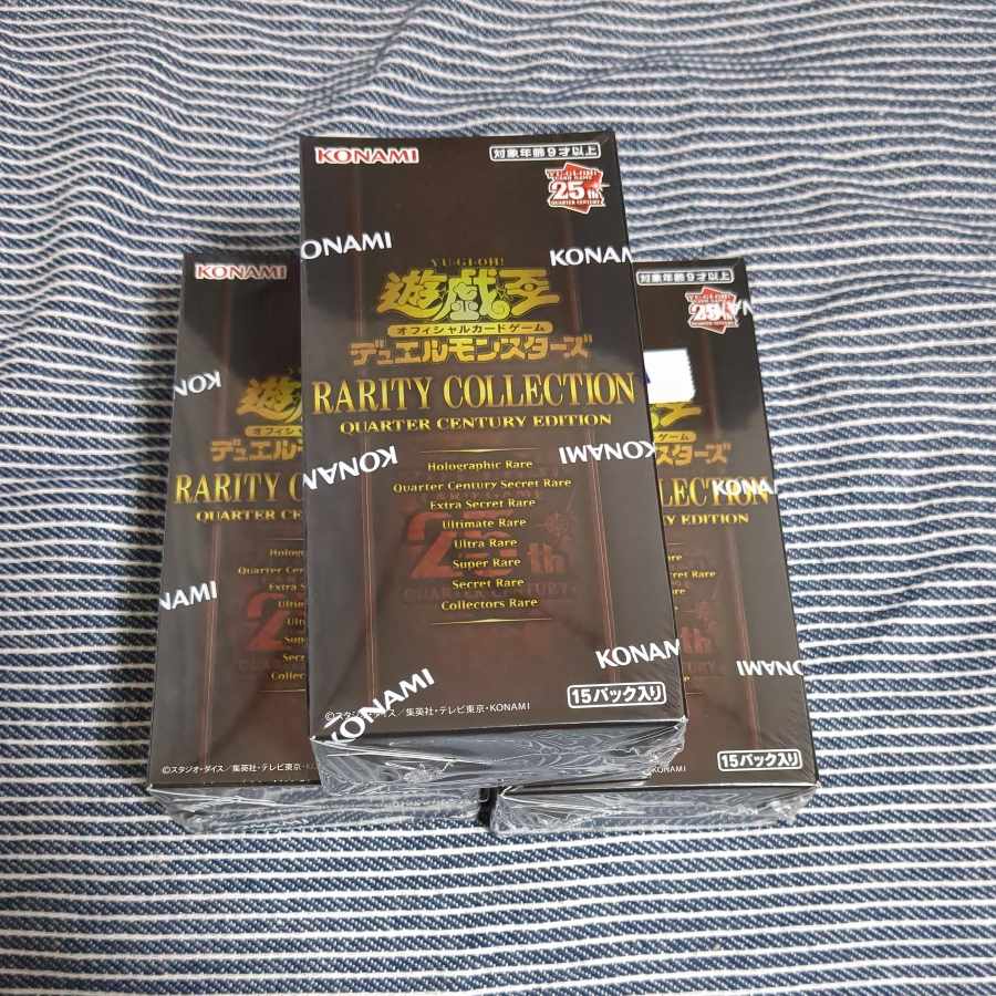 Yu-Gi-Oh Rarity Collection 25th 3box