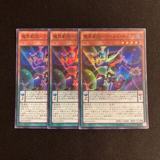 c70 Magic World Gekidan - Wild Hope Super Rare 3-card set, Yu-Gi-Oh! Treasurer