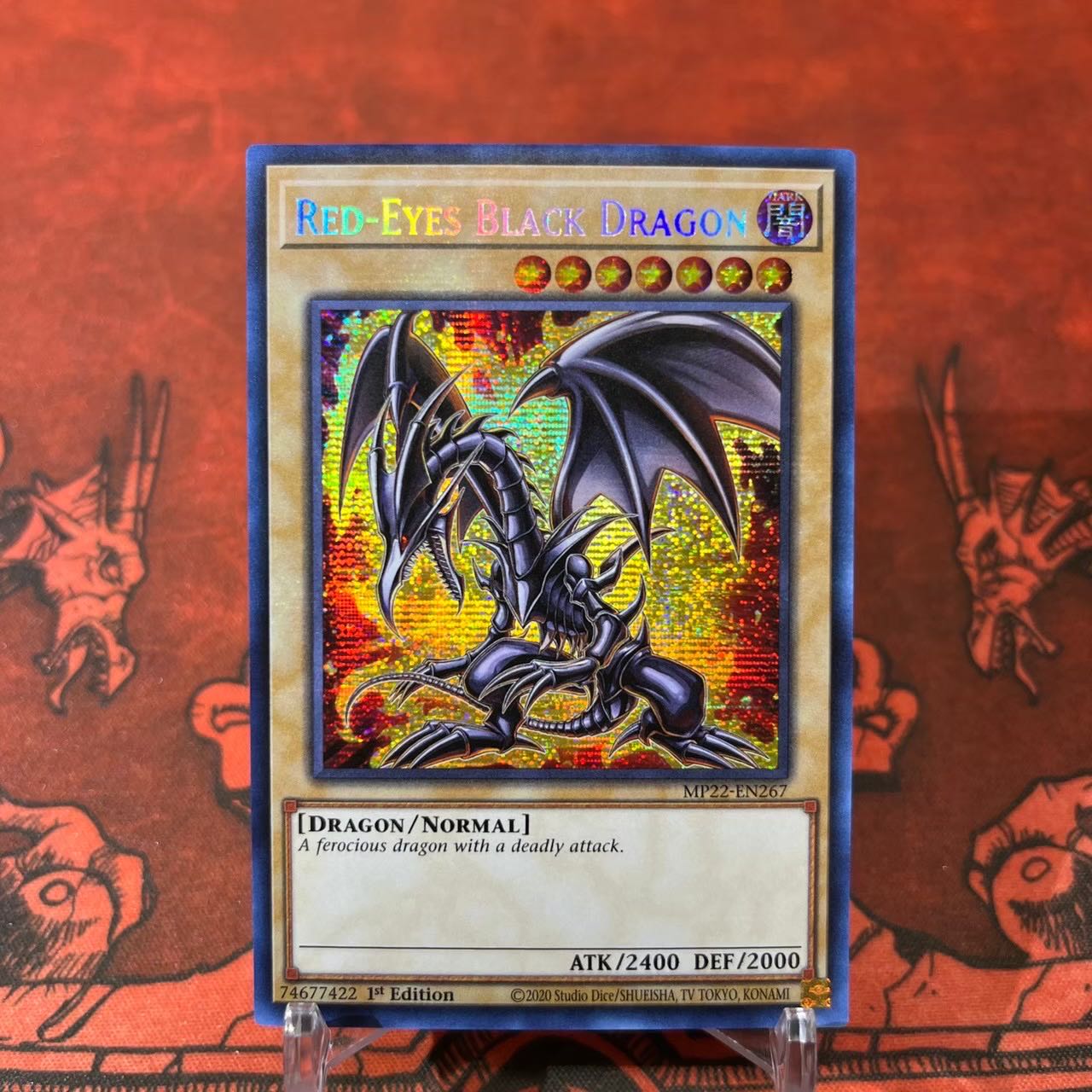 Yu-Gi-Oh [English] Red-Eyes Black Dragon Siku