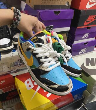Ben & Jerry's x Nike SB Dunk Low "Chunky Dunky" Multi Color CU3244-100 28.5cm