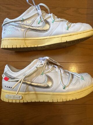 OFF-WHITE x NIKE DUNK LOW 1 OF 50 "WHITE 1" 27cm