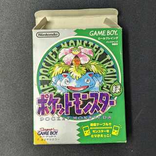 初代ポケットモンスター 緑 ゲームボーイ グリーン 箱・付属品あり