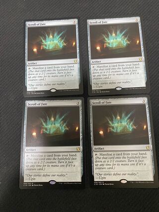 Scroll of Fate English 4-card set