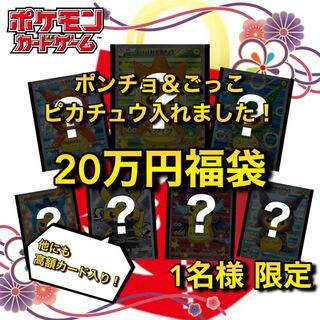 Limited to 1 person (available for immediate purchase)] 200,000 yen Pokéka Fukubukuro (Poncho & Gokko)