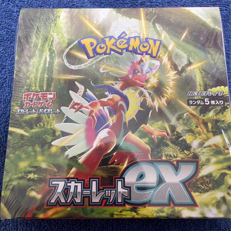 Pokémon card Scarlet ex 1 box with shrink