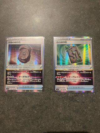 森の封印石と大地の封印石