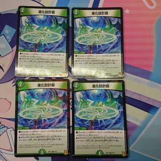 Evolutionary blueprints, set of 4