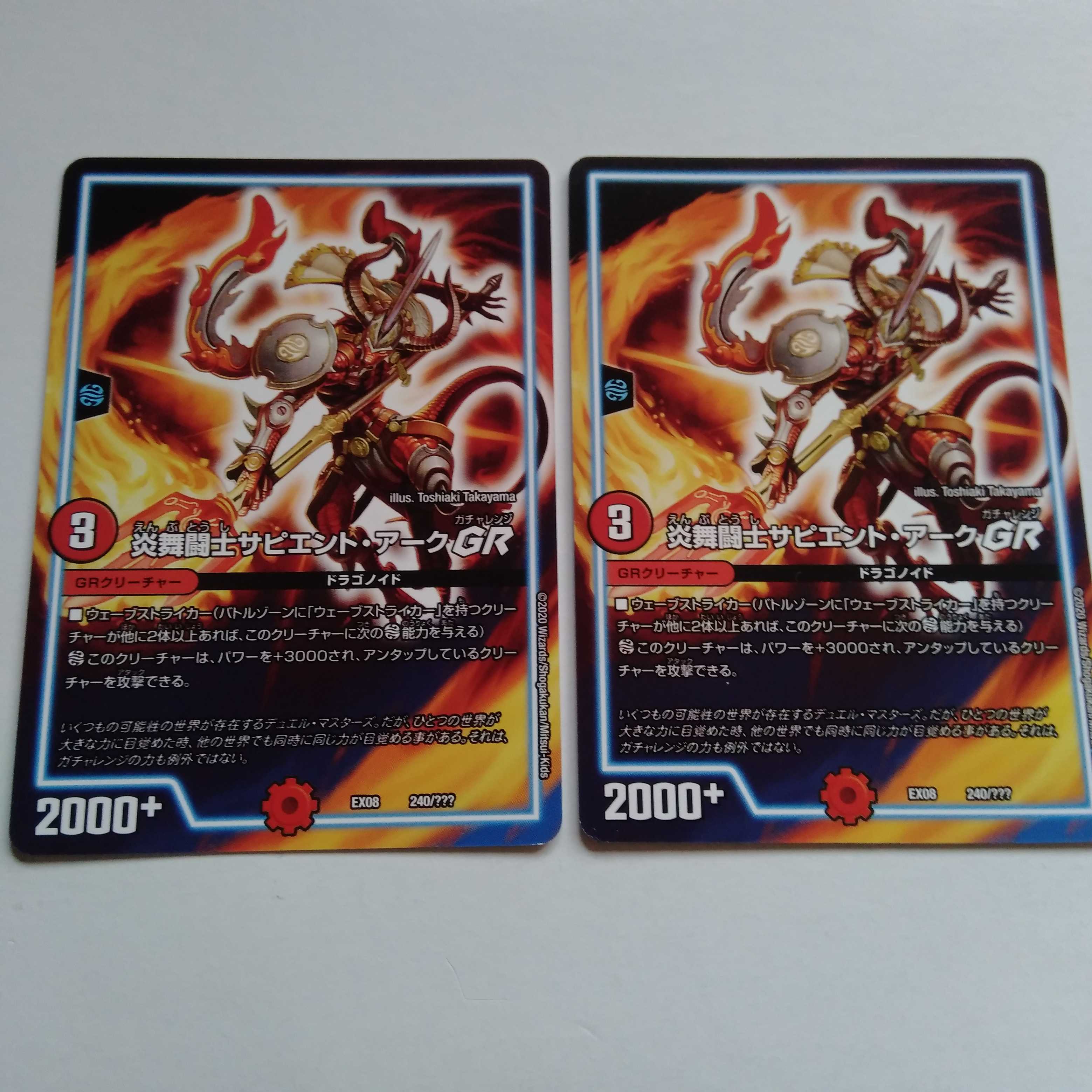 炎舞闘士サピエントアークGR　2枚セット