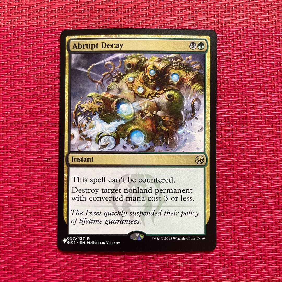 Abrupt Decay Abrupt Decay