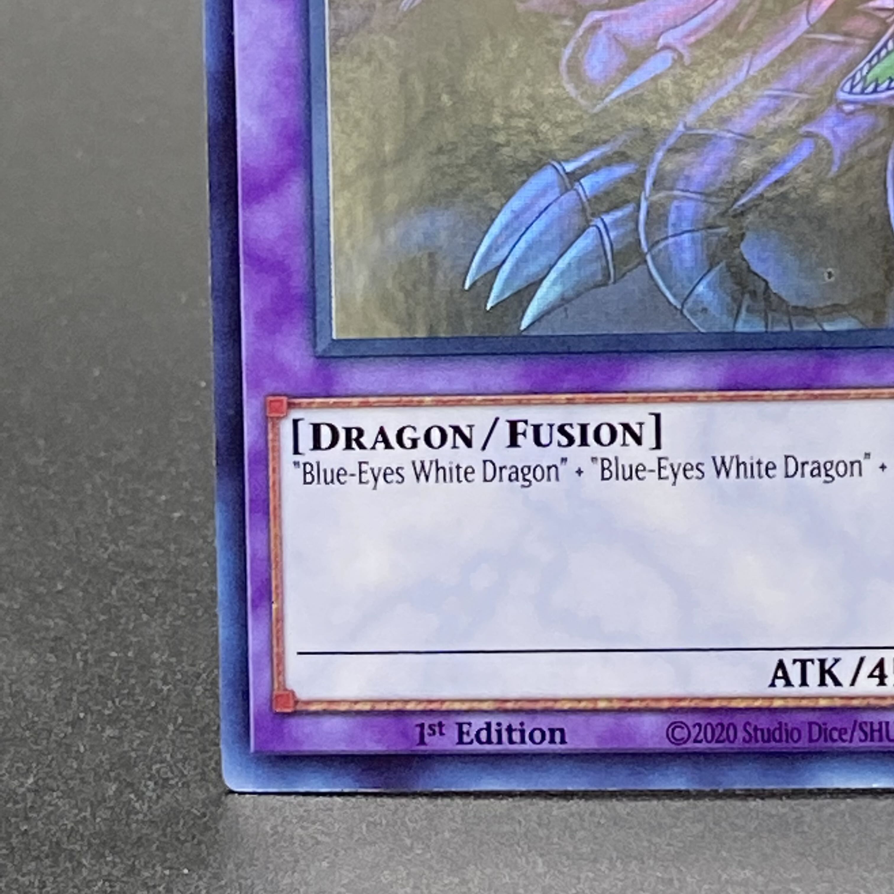Blue-Eyes Ultimate Dragon English 1ED Holographic Rare GFP2-EN181