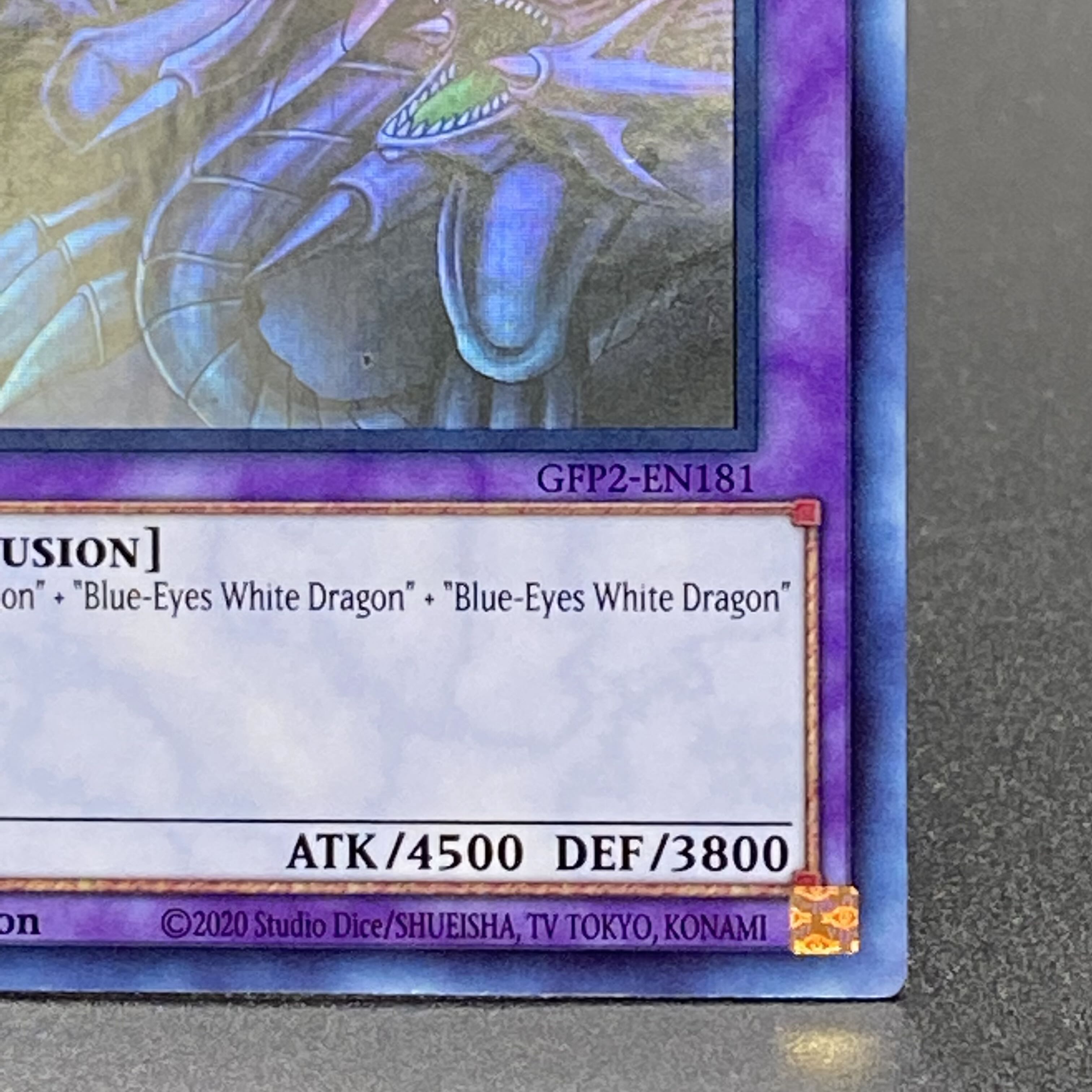 Blue-Eyes Ultimate Dragon English 1ED Holographic Rare GFP2-EN181