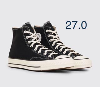 Chuck Taylor 70 High BLACK 27.0cm 27cm