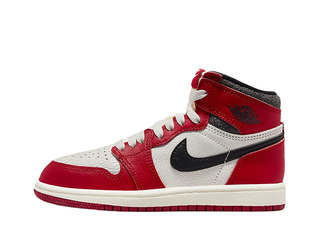 Nike Gs Air Jordan 1 High OG "Disappear & Found/Chicago" Varsity Red/Black/Sail/Muslin FD1437-612 23cm