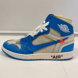 Off Ho Wight x Nike Air Jordan 1 High UNC "Dark Powder Snubbull" Ho Wight/Dark Powder Snubbull/Cone AQ0818-148 28cm