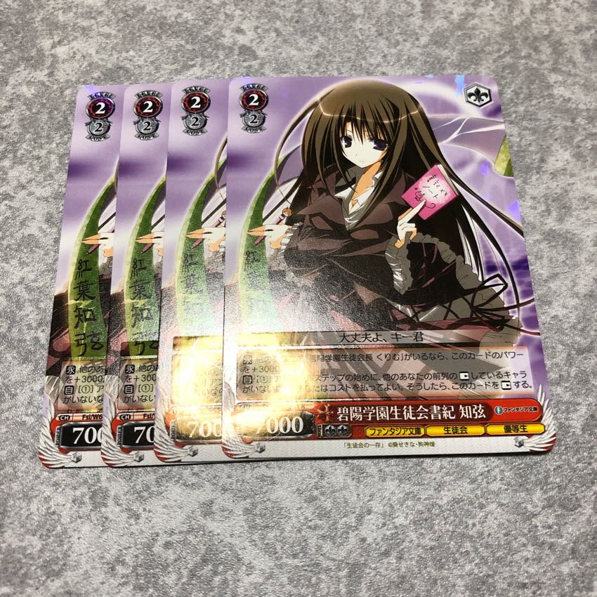 ヴァイスシュバルツ 碧陽学園生徒会書記 知弦