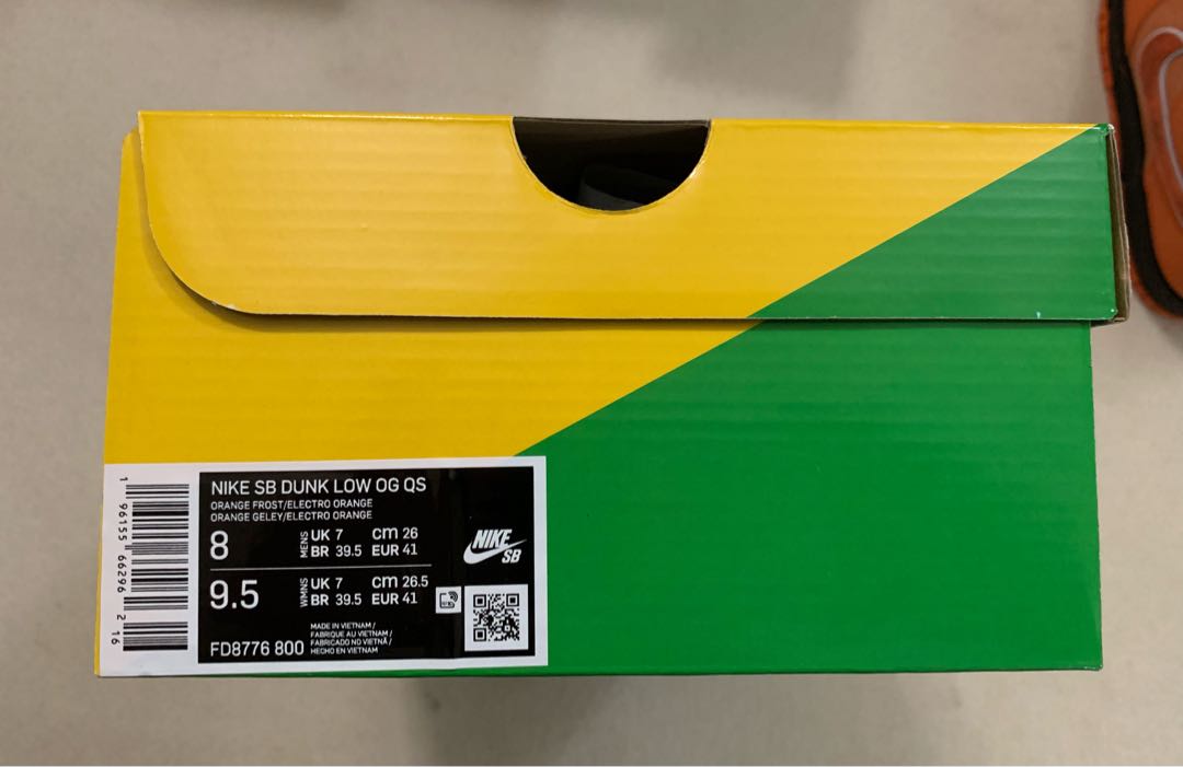 Concepts x Nike SB Dunk Low SP "Orange Lobster" Orange Lobster/Black FD8776-800 26cm