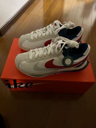 Sakai x Nike Zoom Cortez "Ho Wight and University Red 27.5cm
