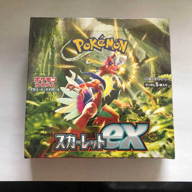 Pokémon card scarlet ex 1 box with shrink