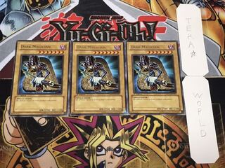 英語版 ブラック・マジシャン レア 3枚セット