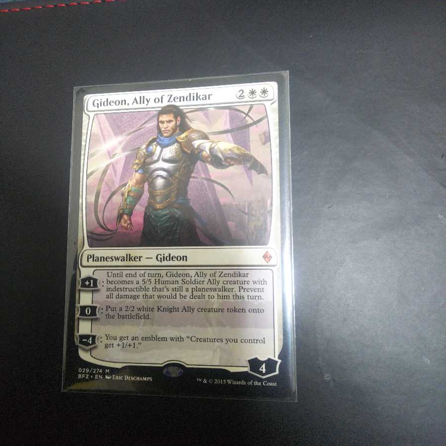 ゼンディカーの同盟者、ギデオン 英語