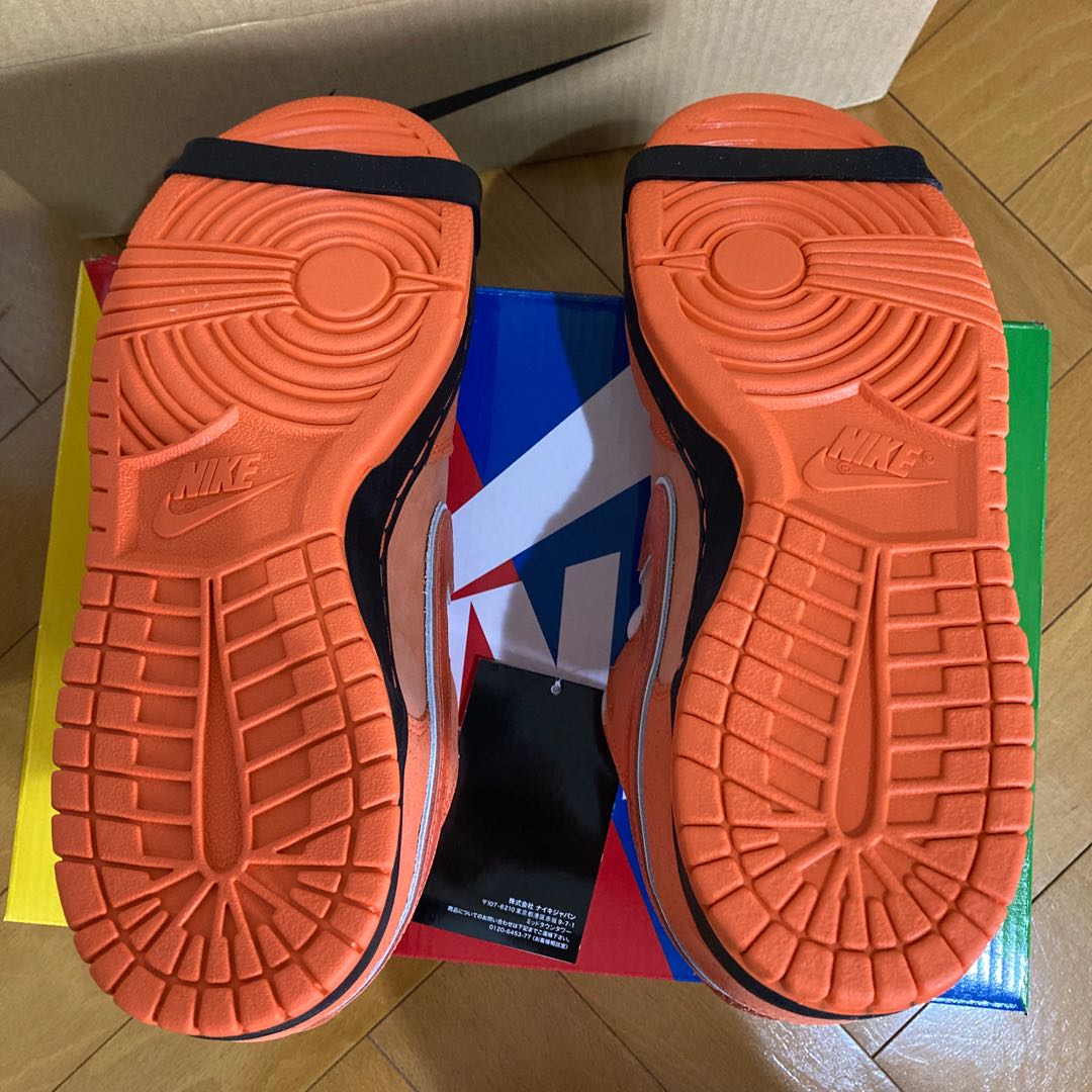 Concepts x Nike SB Dunk Low SP "Orange Lobster" Orange Lobster/Black FD8776-800 27.5cm