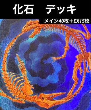 遊戯王　化石　デッキ　メイン40枚＋EX15枚