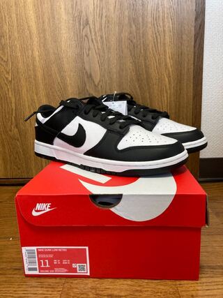 Nike Dunk Low Retro Ho Wight/Black Wight DD1391-100 29cm