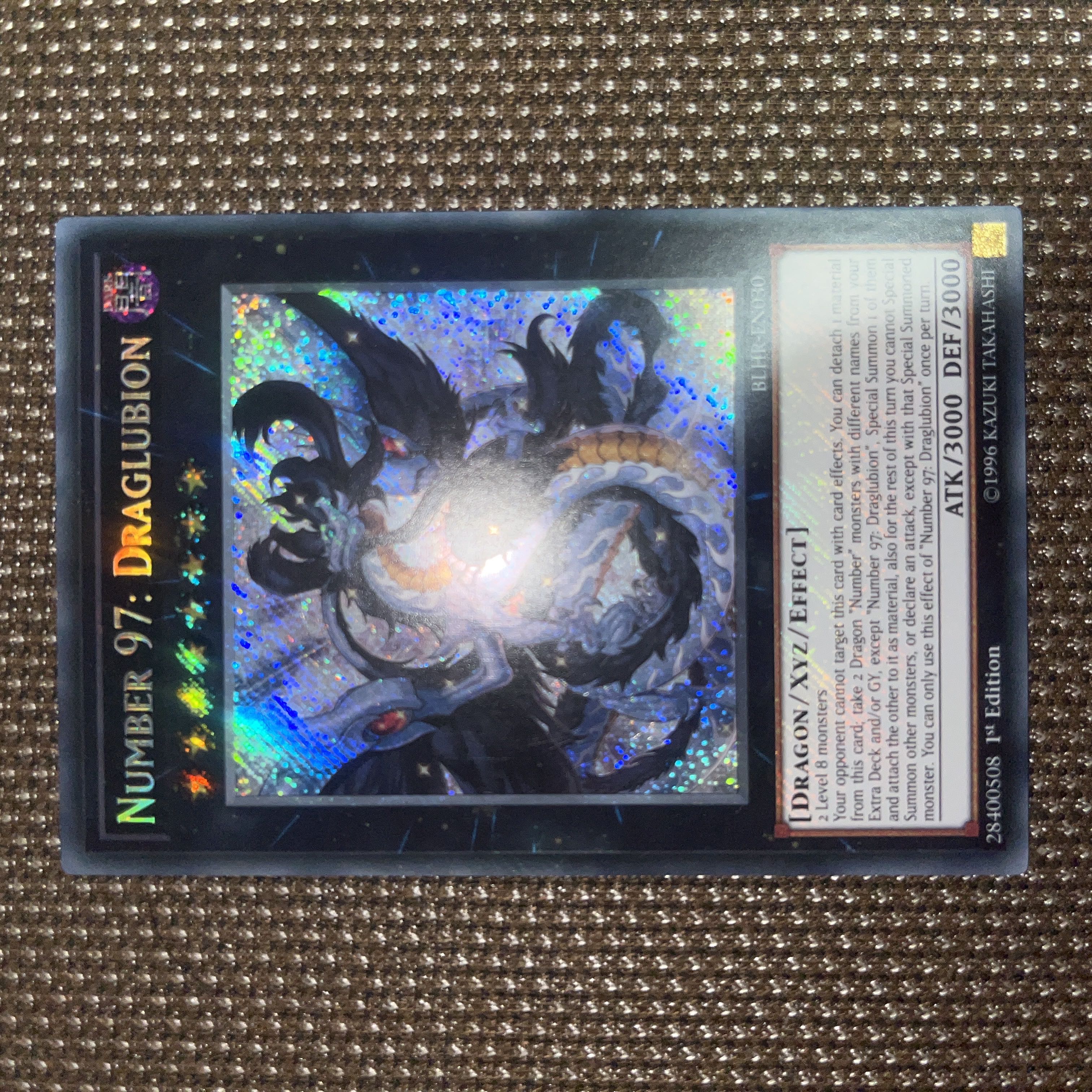 Yu-Gi-Oh! Number 97: Draglubion EU Edition (English) Siku 1st 1 copy