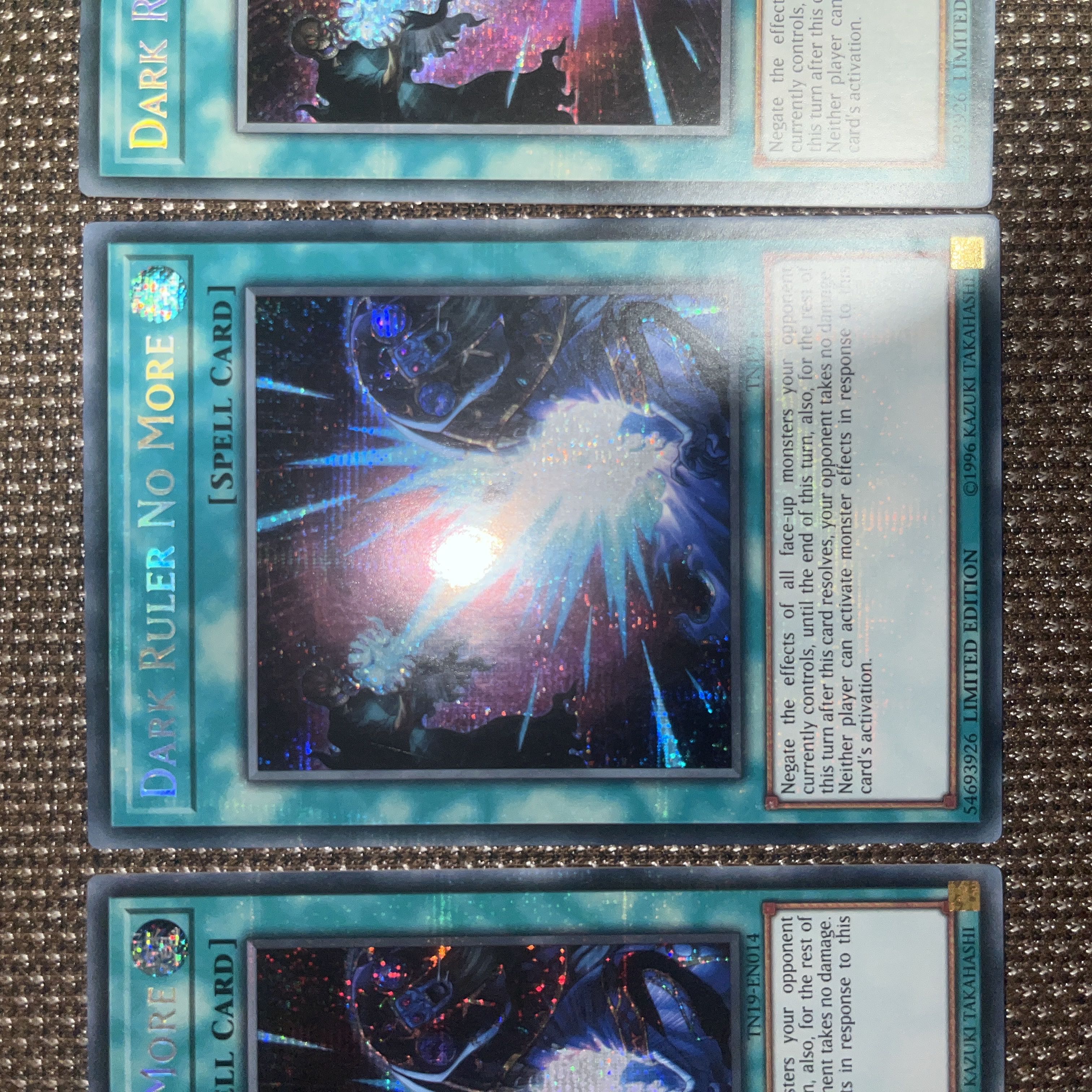 Yu-Gi-Oh! Dark Ruler No More EU Edition (English) Siku 3 copies