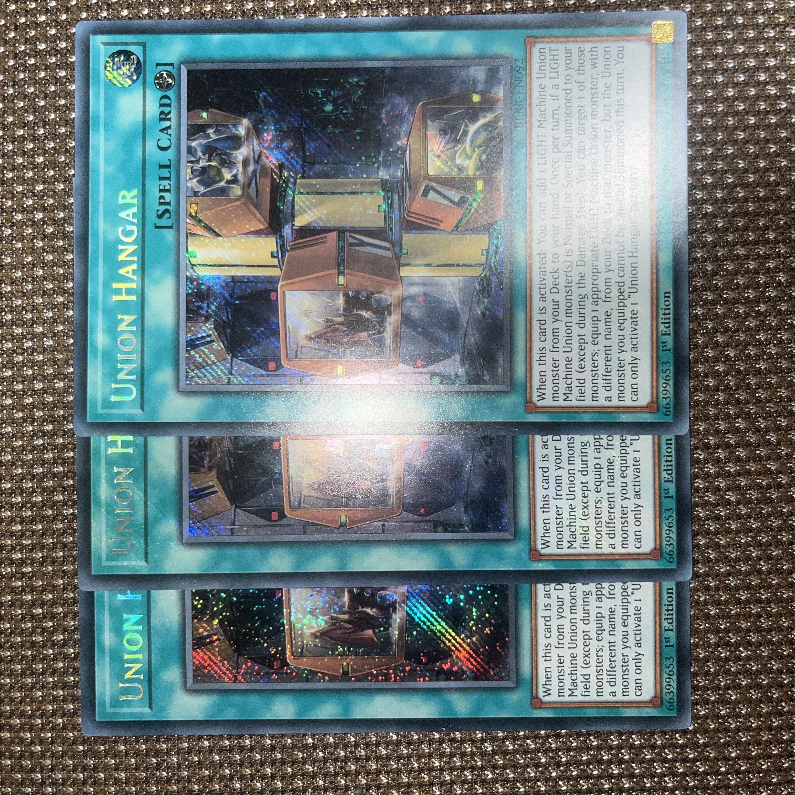 Yu-Gi-Oh! Union Hangar EU version (English) Siku 1st 3 copies