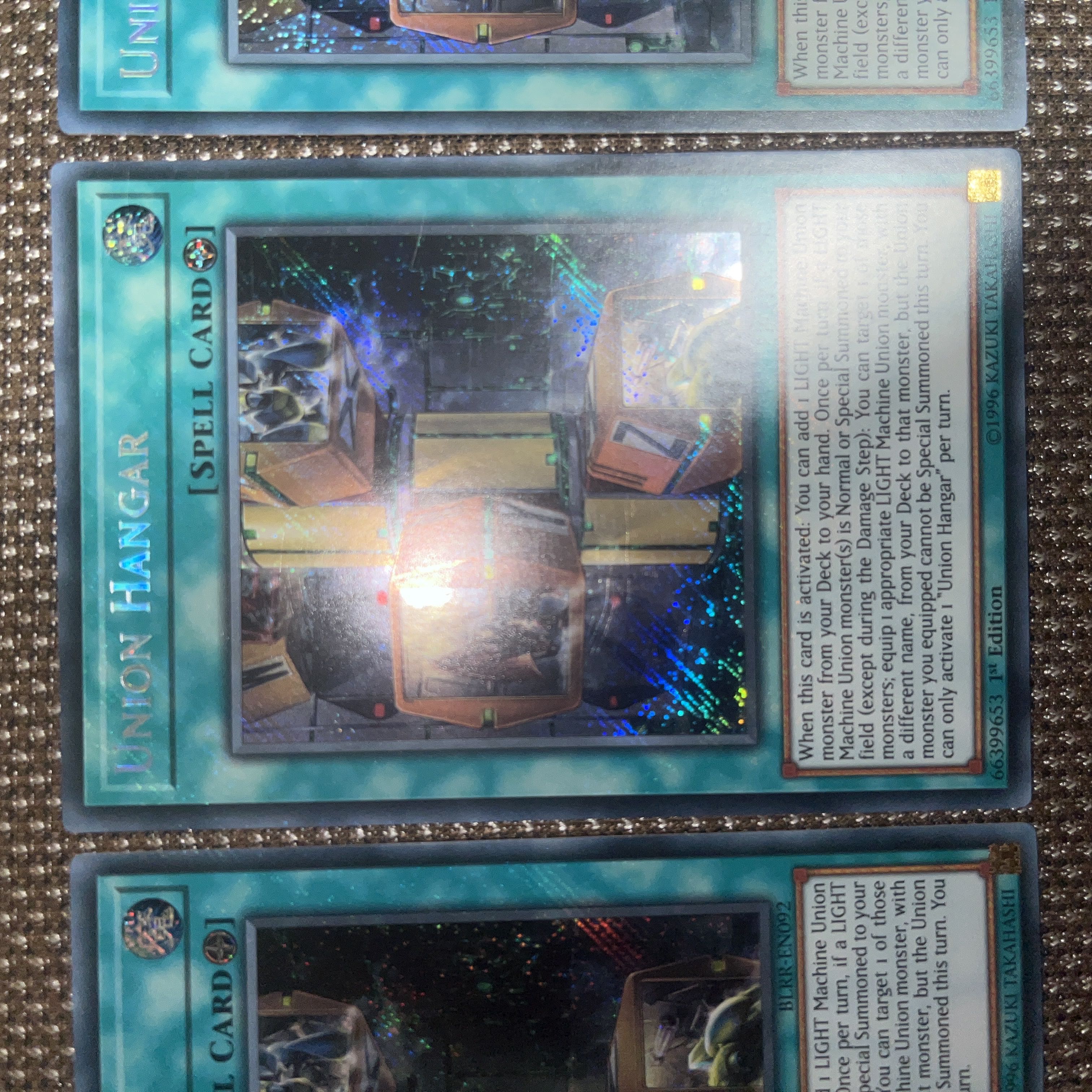 Yu-Gi-Oh! Union Hangar EU version (English) Siku 1st 3 copies