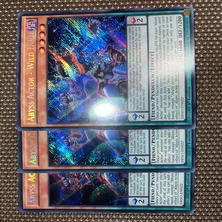 Yu-Gi-Oh Abyss Actor - Wild Hope EU version (English) Siku 1st 3 copies