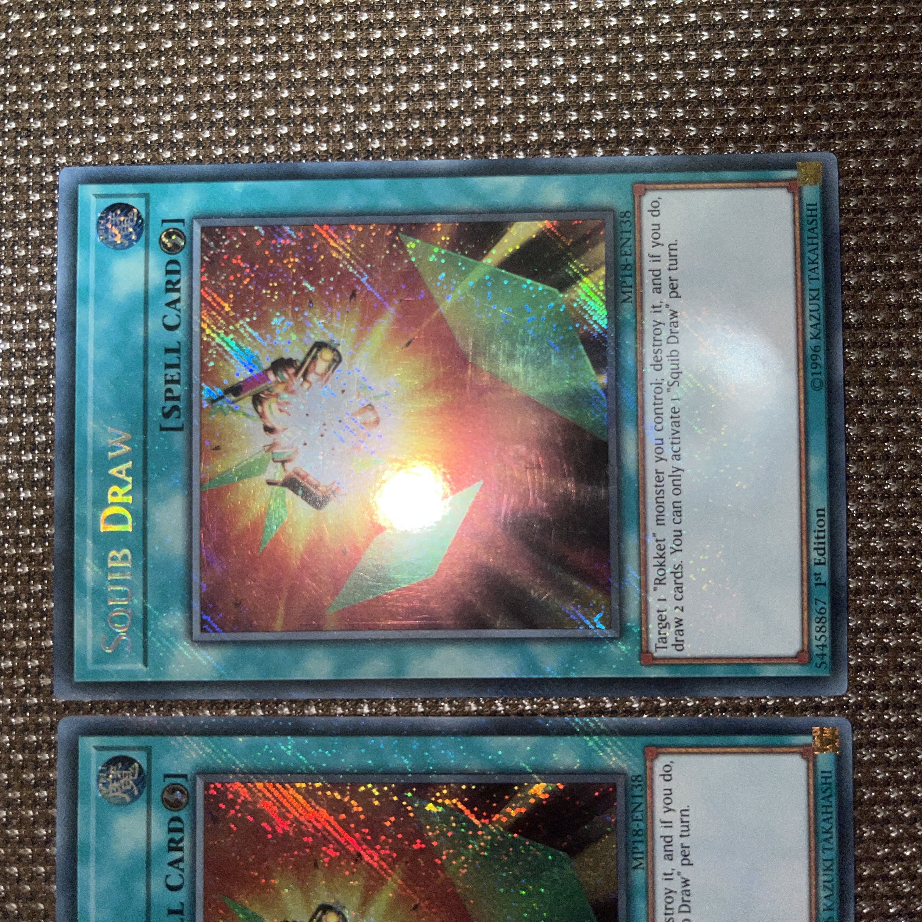 遊戯王 スクイブ・ドロー EU版(英語) シク 1st 3枚