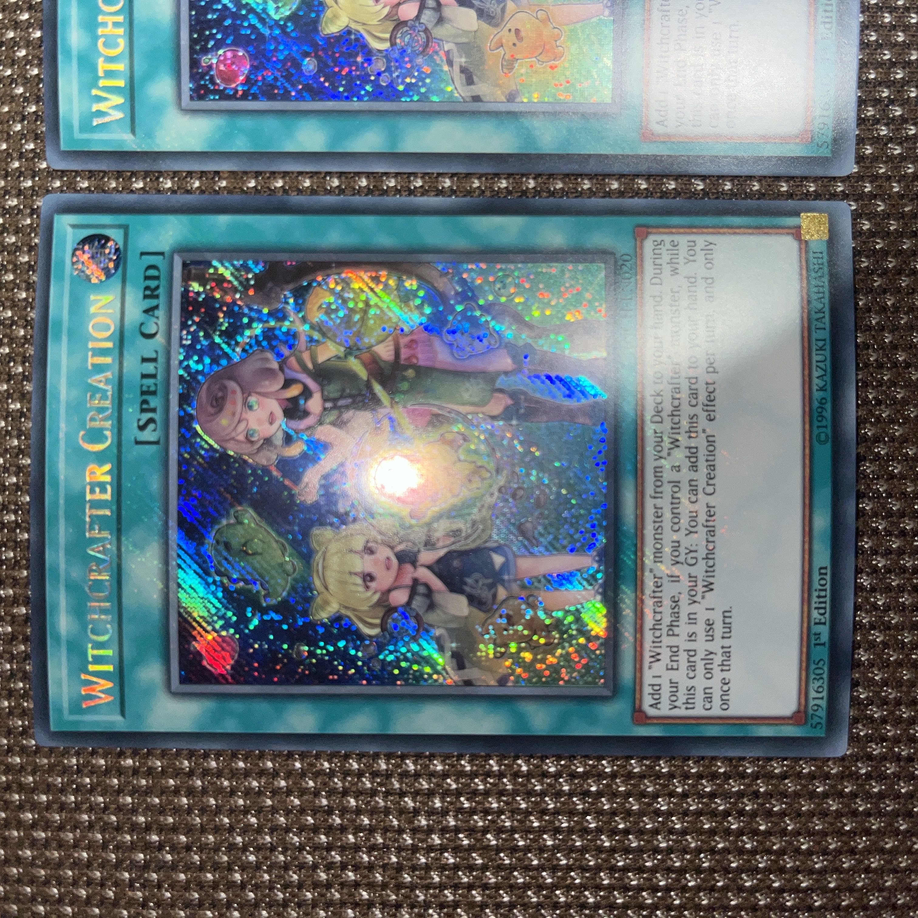 Yu-Gi-Oh Witchcrafter Creation EU version (English) Siku 1st 3 copies