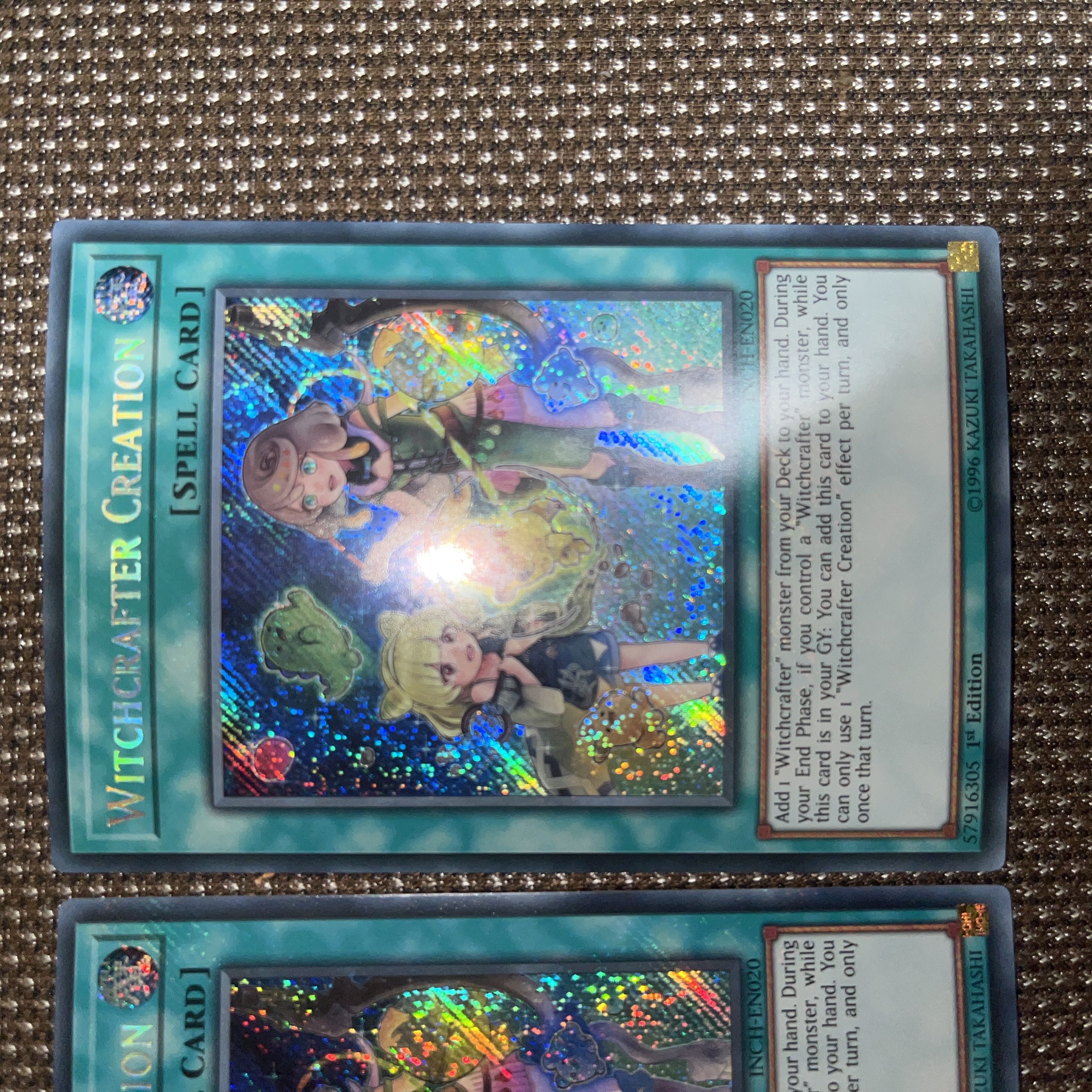 Yu-Gi-Oh Witchcrafter Creation EU version (English) Siku 1st 3 copies