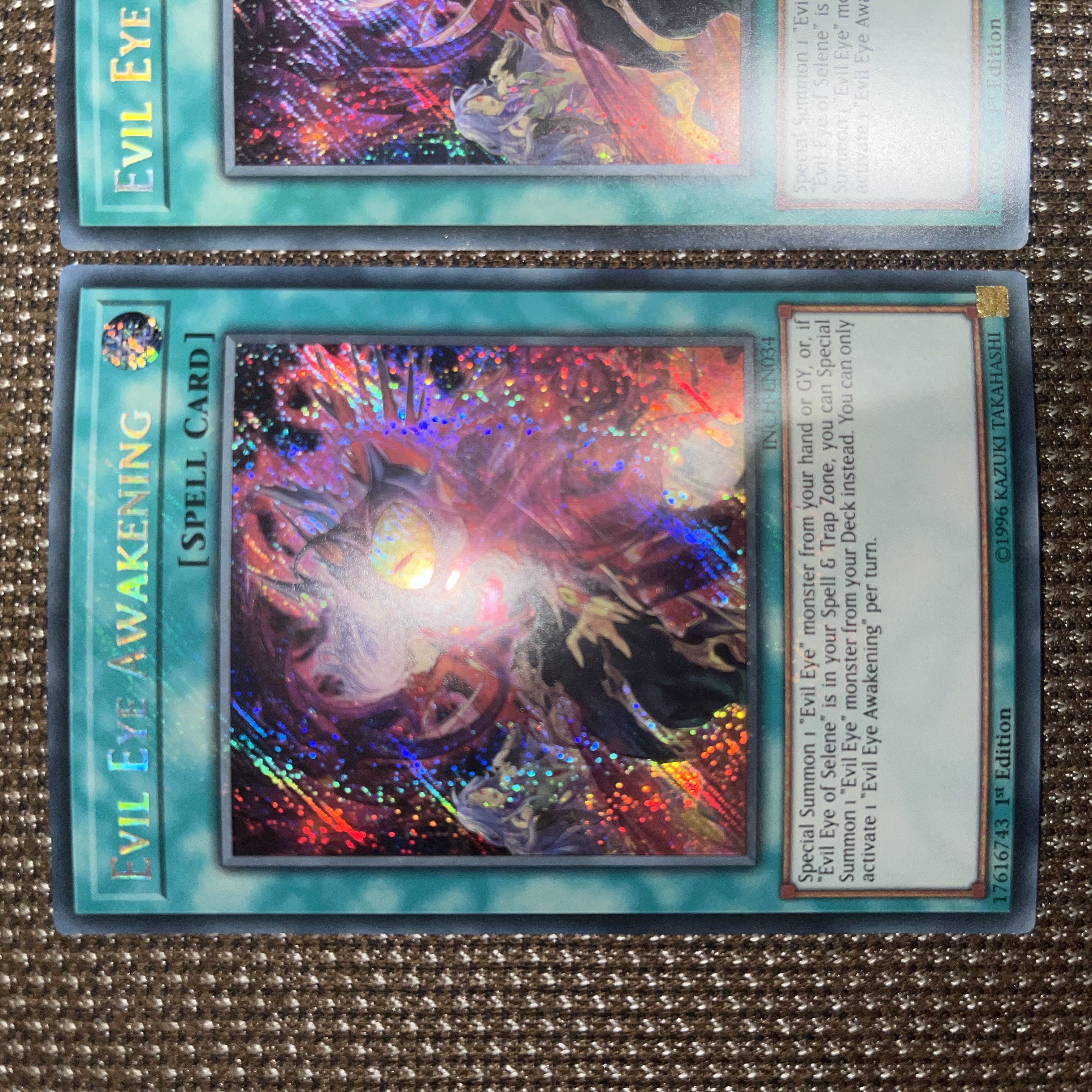 Yu-Gi-Oh! Evil Eye Awakening EU Version (English) Siku 1st 3 copies