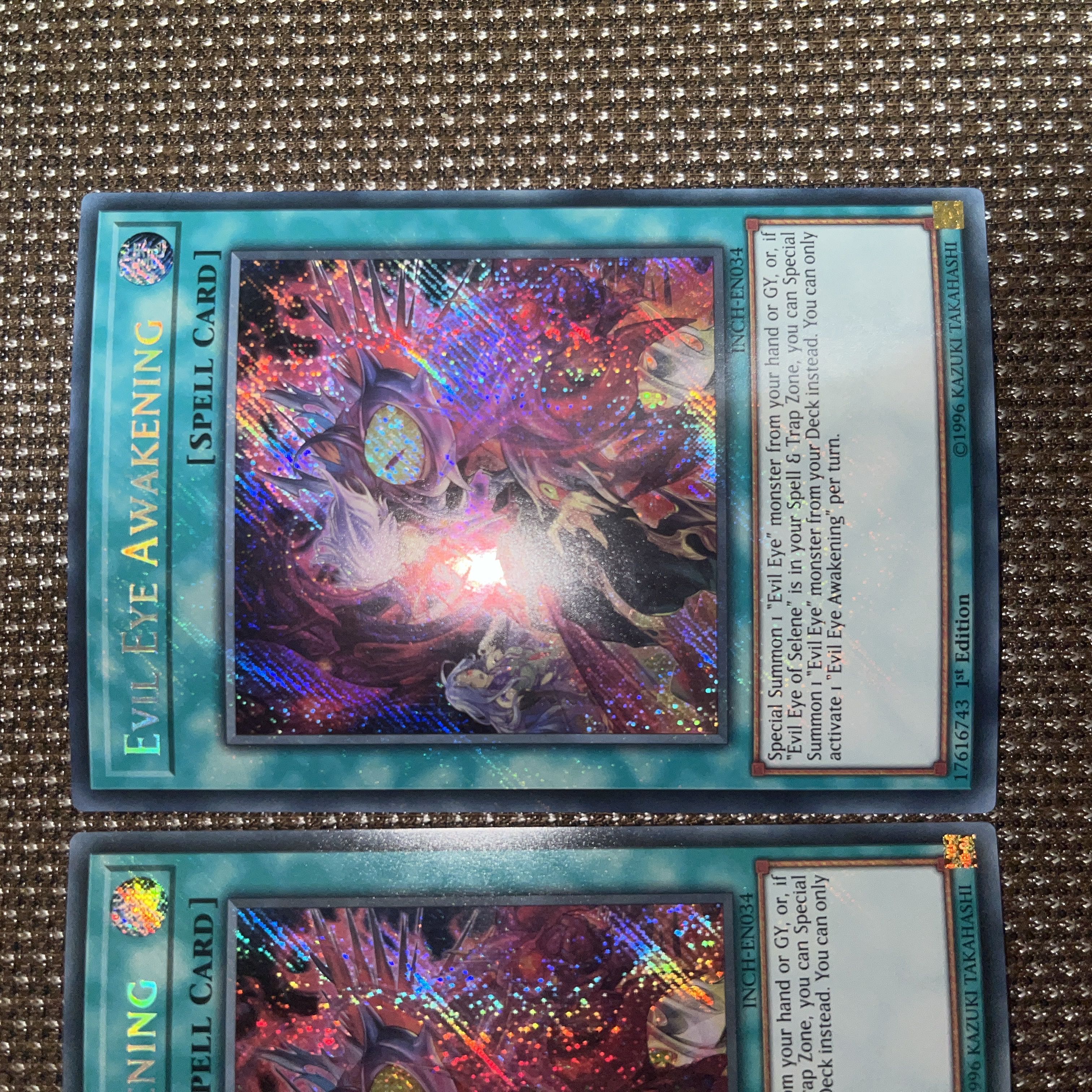 Yu-Gi-Oh! Evil Eye Awakening EU Version (English) Siku 1st 3 copies