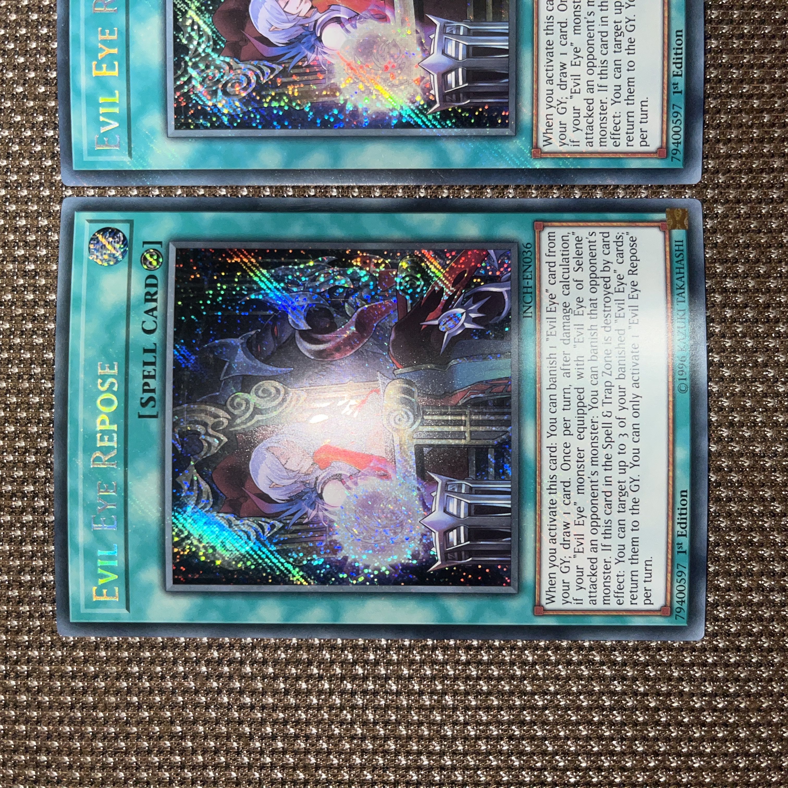 Yu-Gi-Oh! Evil Eye Repose EU Version (English) Siku 1st 3 copies