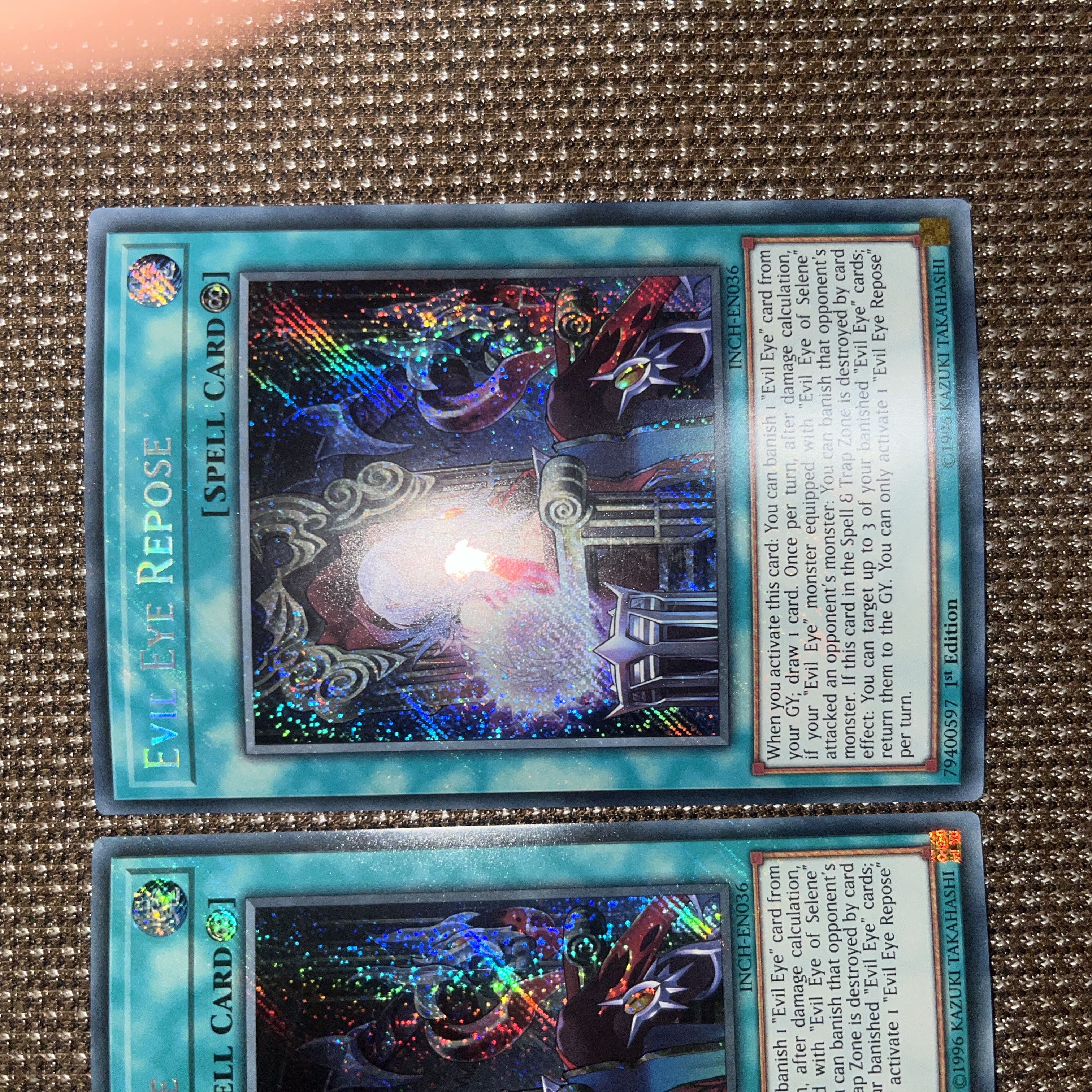 Yu-Gi-Oh! Evil Eye Repose EU Version (English) Siku 1st 3 copies