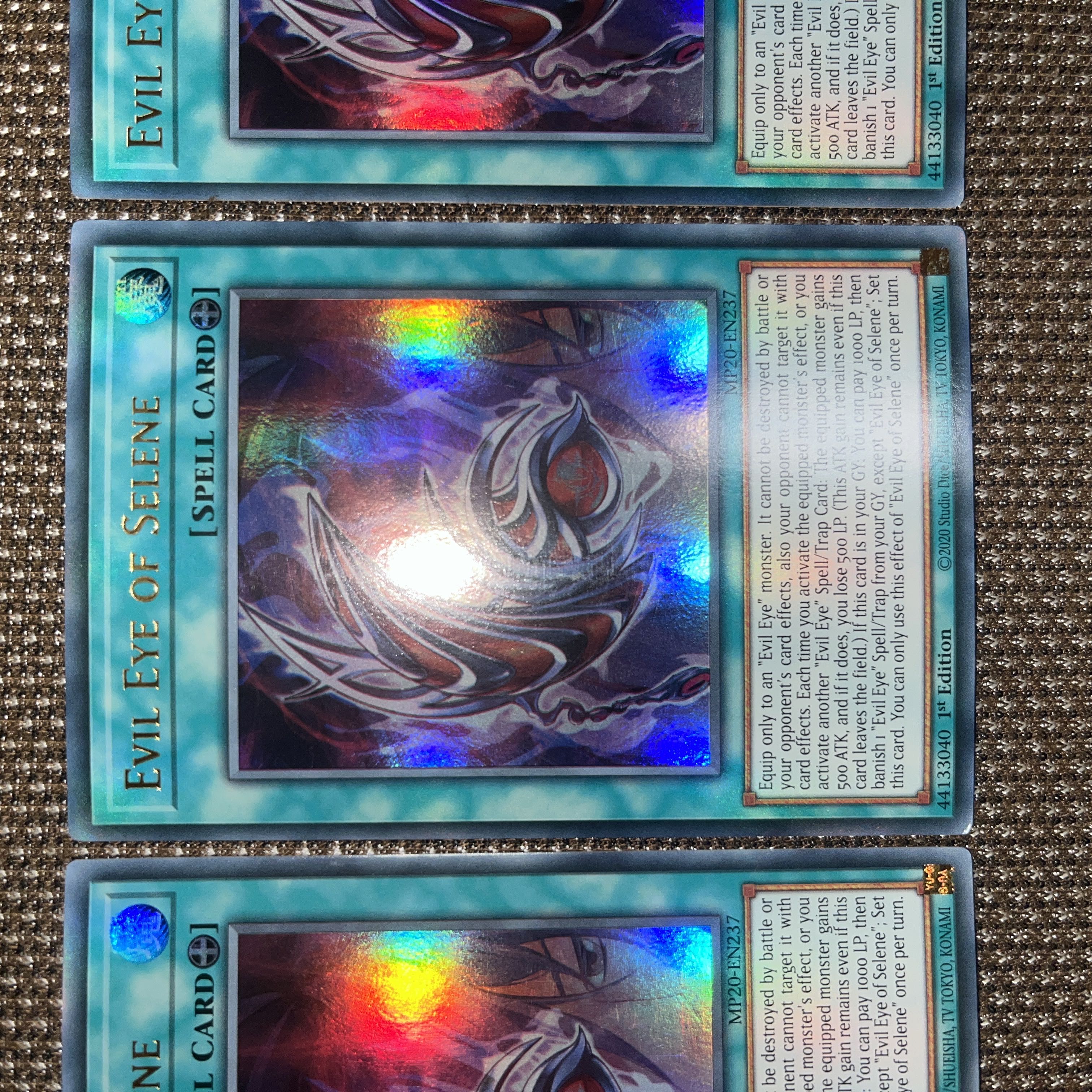 Yu-Gi-Oh! Evil Eye of Selene EU Version (English) Ultra 1st 3 copies