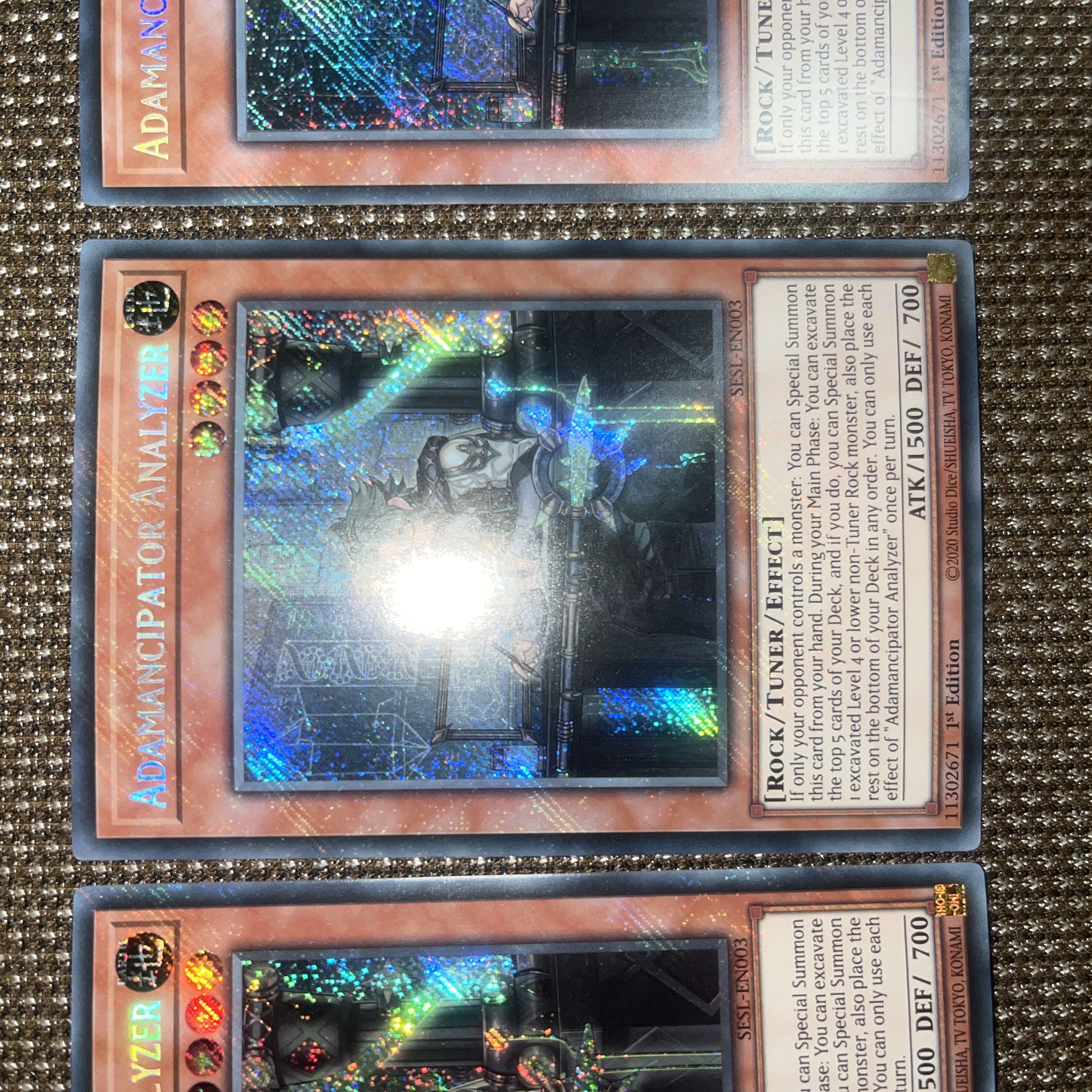Yu-Gi-Oh Adamancipator Analyzer EU version (English) Siku 1st 3 copies