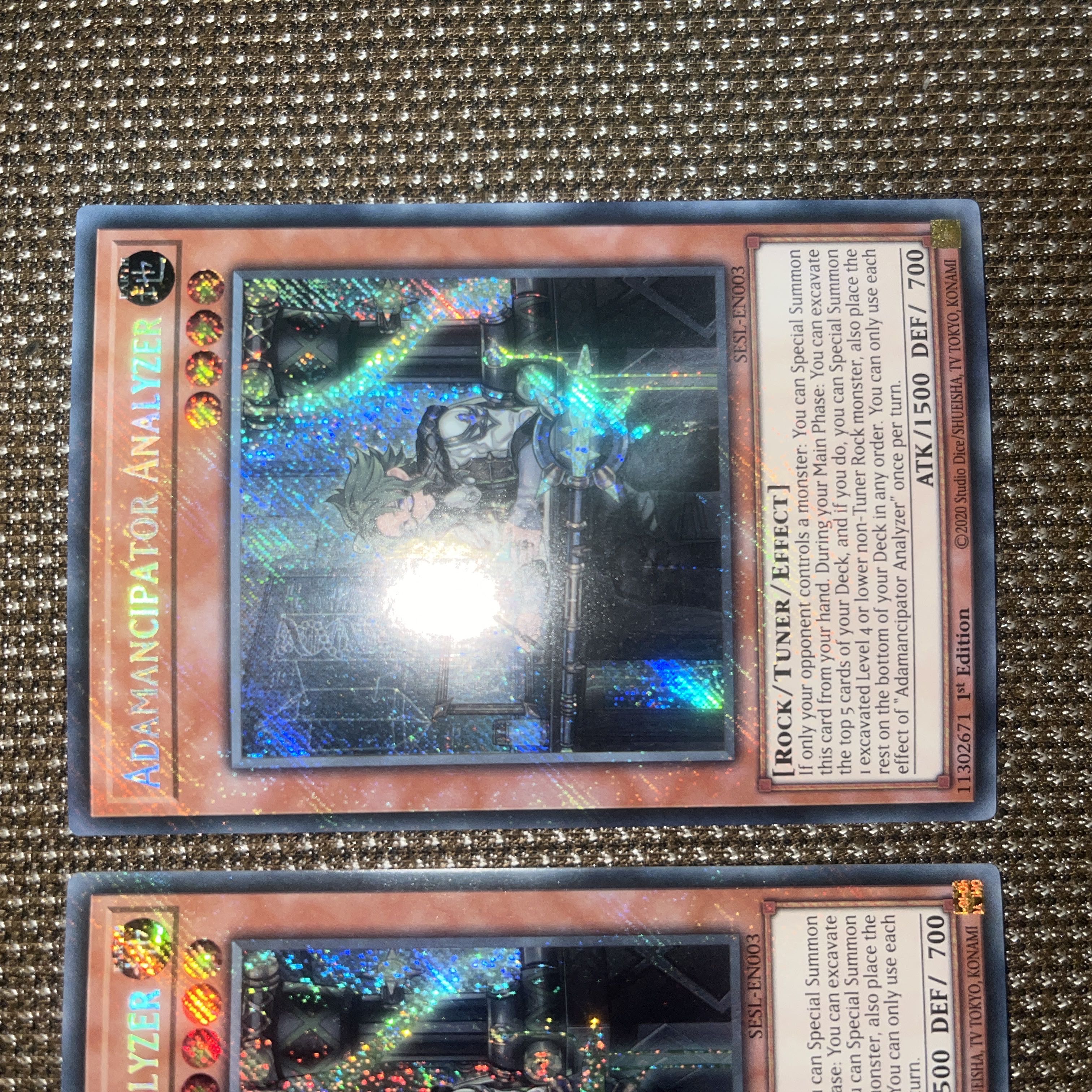 Yu-Gi-Oh Adamancipator Analyzer EU version (English) Siku 1st 3 copies