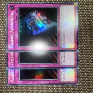 遊戯王　ヴァンパイア・アウェイク　EU版(英語) スーパー　1st 3枚