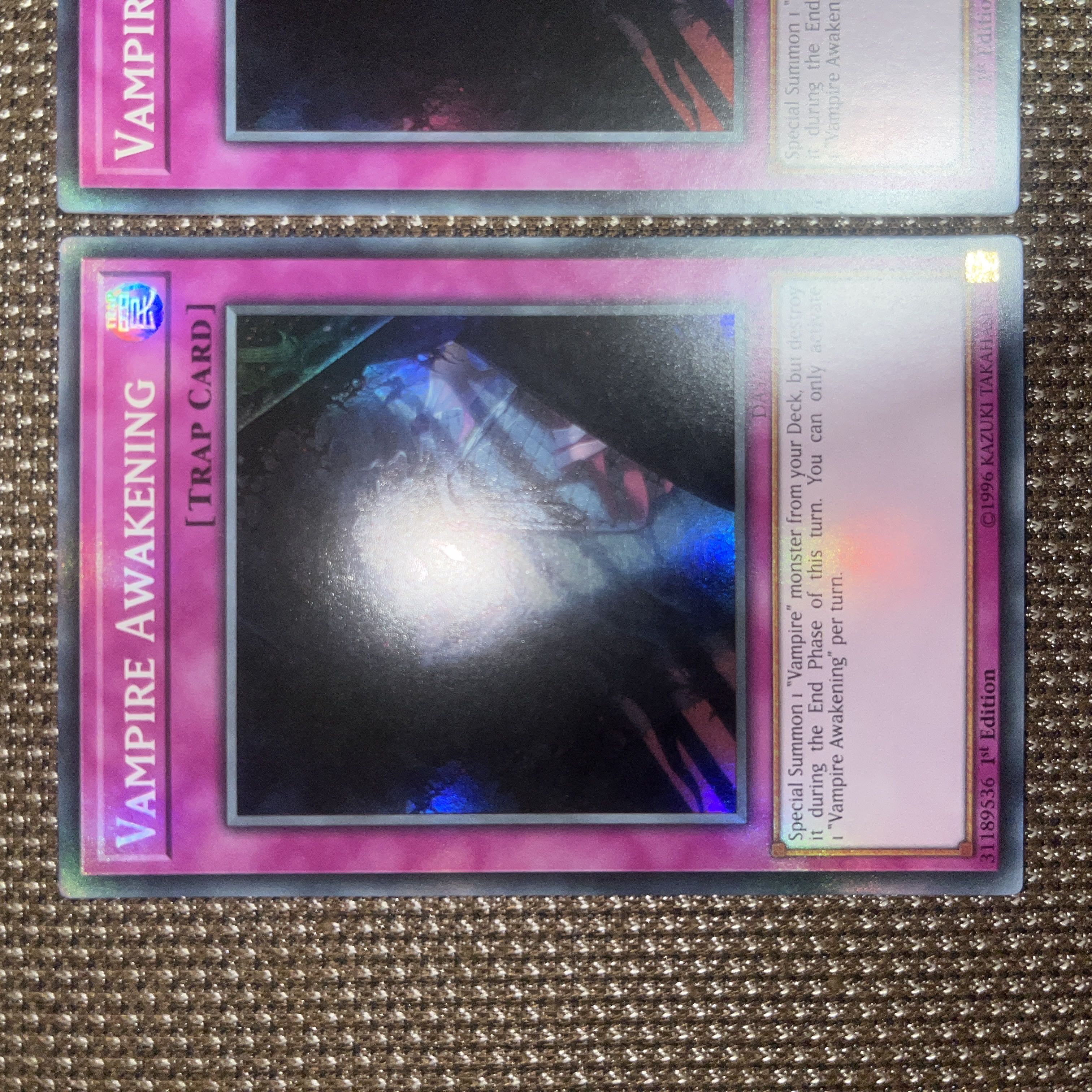 遊戯王 ヴァンパイア・アウェイク EU版(英語) スーパー 1st 3枚